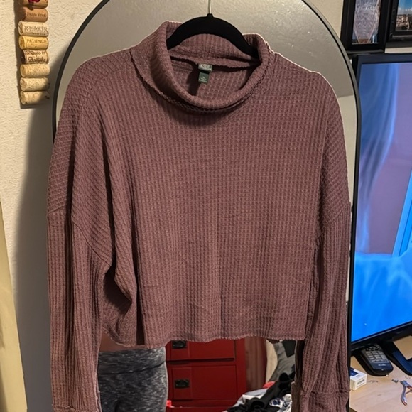 Wild Fable Purple Cowl Neck Sweater Soft Knit Relaxed Fit - Picture 5 of 5